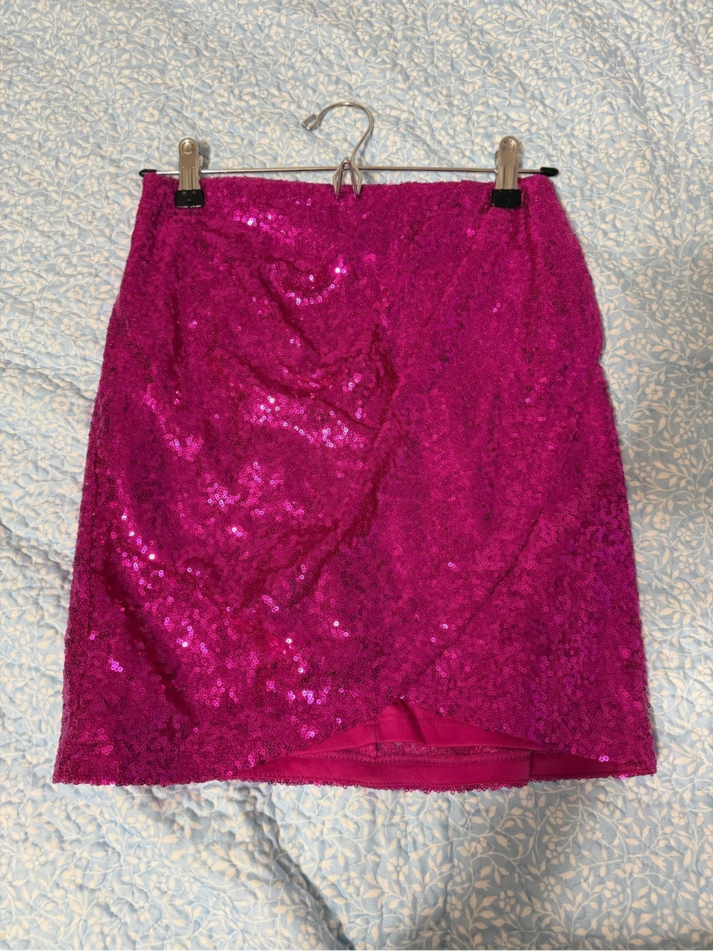 Lulu's Hot Pink Sequin Mini Skirt